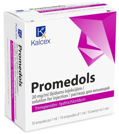 Промедол розчин д/ін. 20 мг/мл по 1 мл №10 в амп.