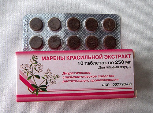 Екстракт марени красильної