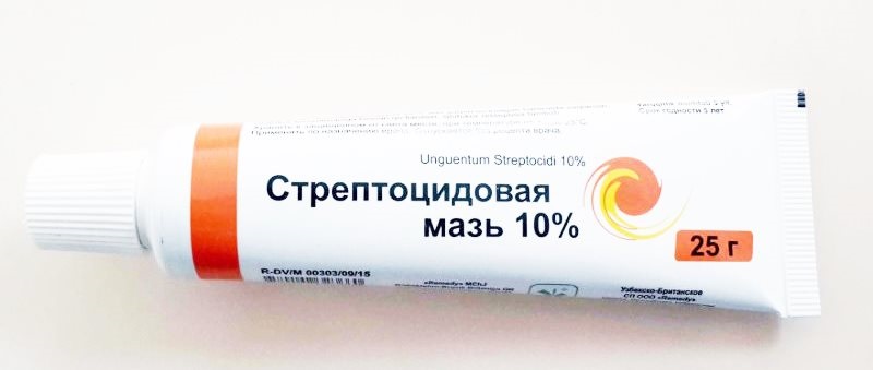 Стрептоцид мазь